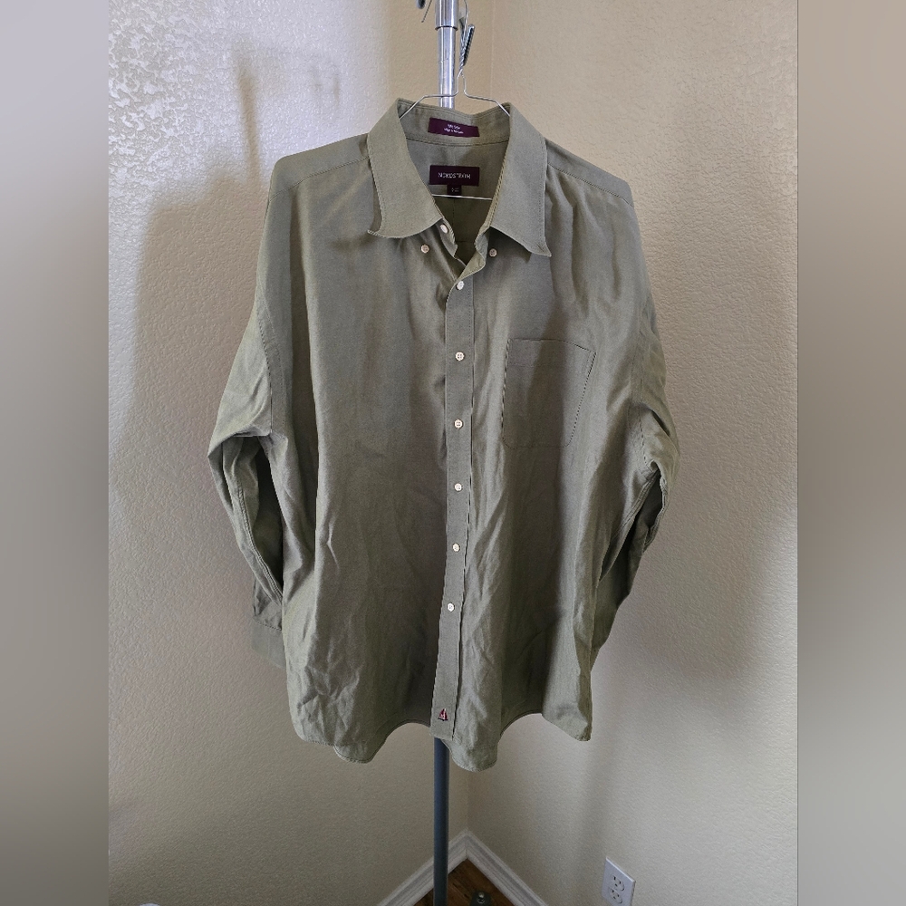 Nordstrom Sage Green Button Shirt with Pocket